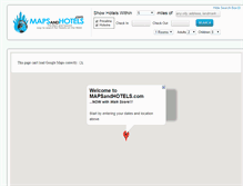 Tablet Screenshot of mapsandhotels.com